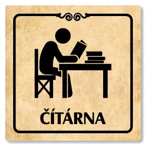 Čítárna, 100x100mm, pergamen, Texas